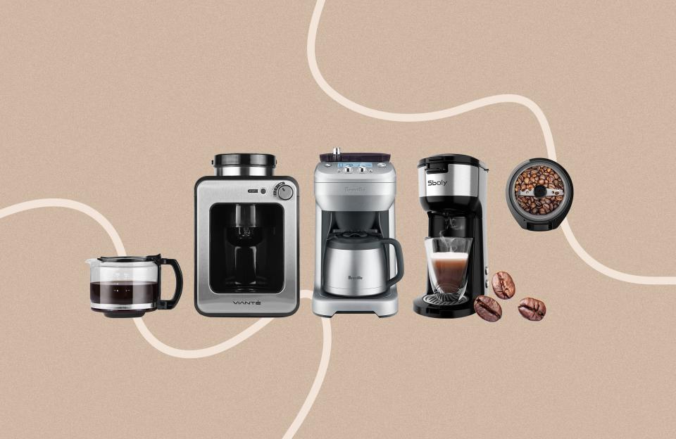 <p>So, you're hooked on making coffee with <a href="https://www.delish.com/food-news/a47685/freeze-coffee-beans-before-grinding/" rel="nofollow noopener" target="_blank" data-ylk="slk:whole coffee beans;elm:context_link;itc:0;sec:content-canvas" class="link ">whole coffee beans</a>—and why shouldn't you be? The <a href="https://www.delish.com/kitchen-tools/cookware-reviews/g32147660/best-coffee-beans-list/" rel="nofollow noopener" target="_blank" data-ylk="slk:right coffee beans;elm:context_link;itc:0;sec:content-canvas" class="link ">right coffee beans</a> are more aromatic and flavorful than their pre-ground counterparts. But sometimes, the thought of grinding your own beans first thing in the a.m. is enough to make you reach for another caffeine source. Allow us to introduce you to the heroes of the morning: coffee makers with built-in electronic grinders. And, once you get brewing, we have <a href="https://www.delish.com/cooking/recipe-ideas/g39945400/coffee-recipes/" rel="nofollow noopener" target="_blank" data-ylk="slk:25 coffee recipes;elm:context_link;itc:0;sec:content-canvas" class="link ">25 coffee recipes</a> to experiment with, perfect for pairing with <a href="https://www.delish.com/cooking/recipe-ideas/a38844158/sour-cream-coffee-cake-recipe/" rel="nofollow noopener" target="_blank" data-ylk="slk:sour cream coffee cake;elm:context_link;itc:0;sec:content-canvas" class="link ">sour cream coffee cake</a> or these <a href="https://www.delish.com/cooking/g39876670/savory-breakfast-ideas/" rel="nofollow noopener" target="_blank" data-ylk="slk:23 breakfast ideas;elm:context_link;itc:0;sec:content-canvas" class="link ">23 breakfast ideas</a>.<br></p><h2 class="body-h2">Our top picks</h2>