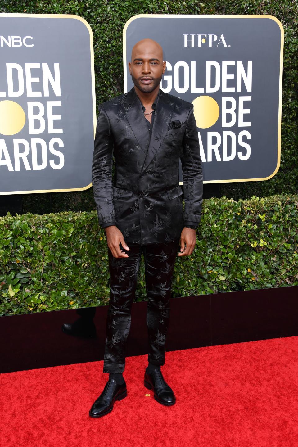 <h1 class="title">Karamo Brown in Jimmy Choo shoes</h1><cite class="credit">Photo: Getty Images</cite>