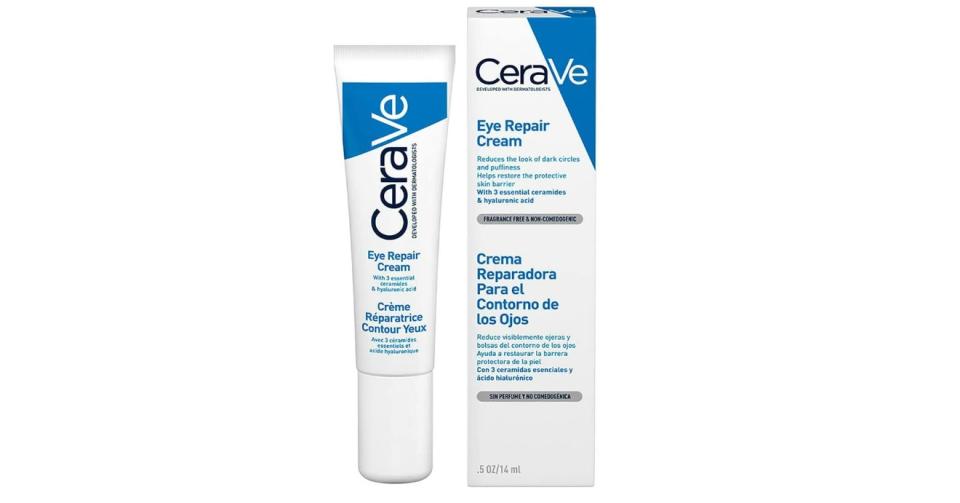 Crema reparadora para el contorno de ojos CeraVe (14 gr) / Imagen: Amazon México