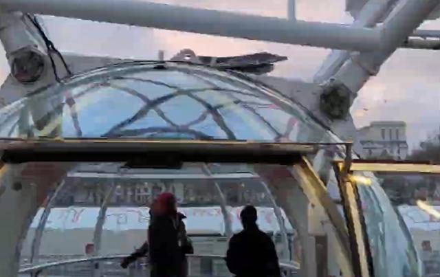 Children terrified as London Eye pod door blows open in Storm Henk