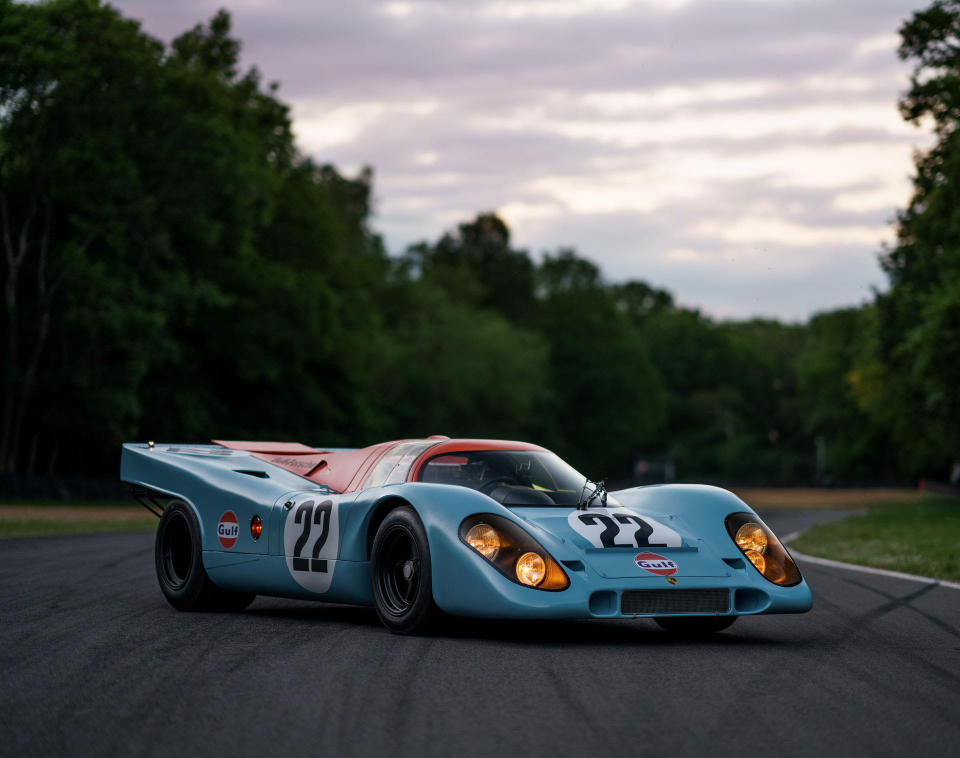 The Iconic 1970 Porsche 917k raced in the 1970 24 Hours of Le Mans & was Featured in Steve McQueen's Seminal Racing Film Le Mans



 