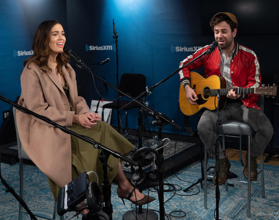 Mandy Moore and husband Taylor Goldsmith are expecting their second child.  (Noam Galai / Getty Images)