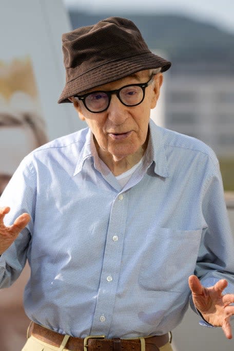 Closeup of Woody Allen