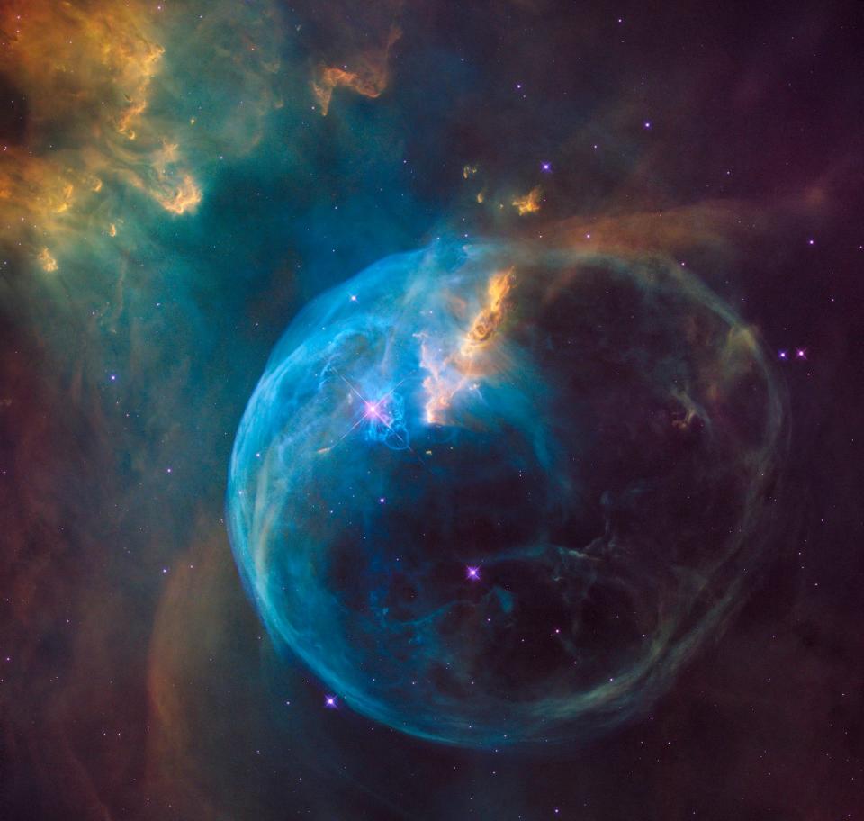 Bubble Nebula NGC 7635 Hubble NASA Space