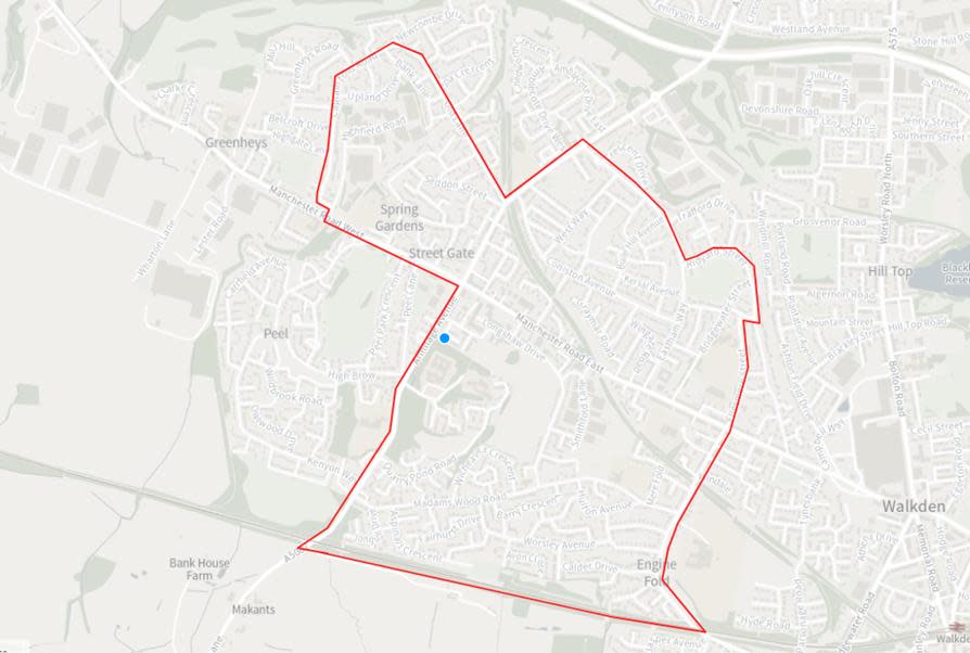 The Bolton News: Section 60 Little Hulton map