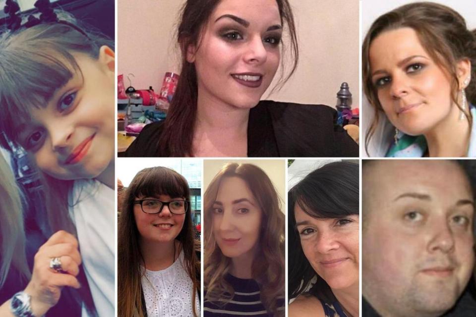 Some of the victims of the Manchester bombing