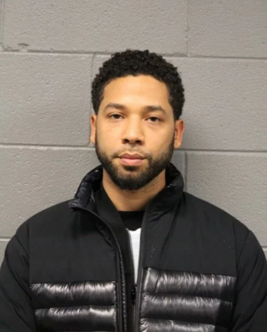 Jussie Smollet Mug Shot Police Press Conference empire actor