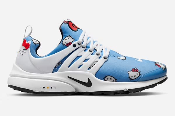 hello kitty nike presto, hello kitty collaboration, shoe collaboration, 