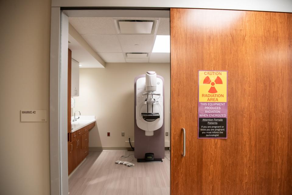 The Clark Center for Breast Imaging has three mammography rooms, offering 3D mammography inside the new 5,000-square-foot space which opened its doors to patients at Doylestown Hospital in Doylestown Township on May 2, 2022. The former Women's Diagnostic Center, which the Clark Center replaces, had two mammography rooms.