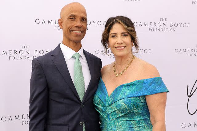 <p>Kevin Winter/Getty Images</p> Victor and Libby Boyce attend the Cameron Boyce Foundation's 3rd Annual Cam for a Cause Gala on June 2, 2024