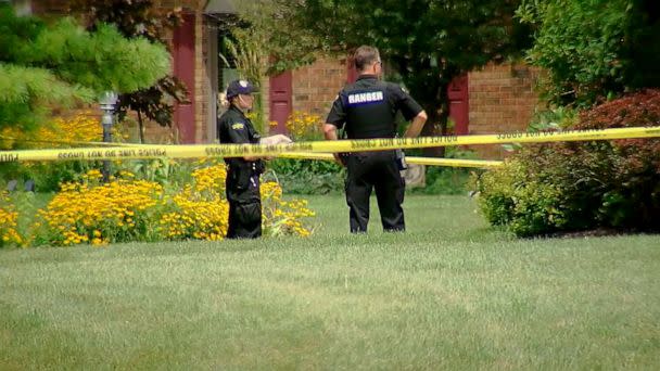 PHOTO: Police responded to reports of gunfire in Butler Township, Ohio, Aug. 5, 2022. Four people were found fatally shot, police said. (WKEF)