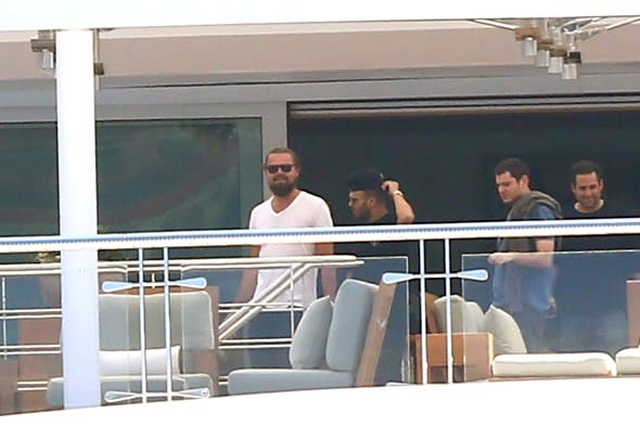 Leonardo DiCaprio and Juliette Lewis enjoy superyacht in Cannes