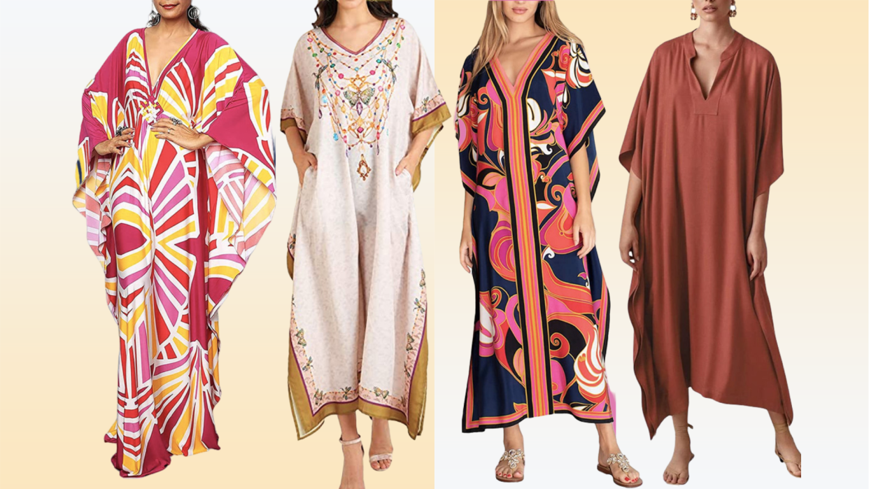 Slip on a caftan for effortless style and comfort this summer. (Amazon)