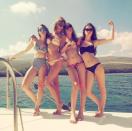 Pura fuerza femenina: en unas prolongadas vacaciones de chicas en Maui, con sus amigas Alana, Este y Danielle Haim, Taylor Swift (la segunda desde la izquierda) se lo pasa bomba. (Foto: Instagram/Taylor Swift)