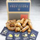 <p>esprovisions.com</p><p><strong>$68.99</strong></p><p>This gourmet soft pretzel gift box was named one of Oprah's Favorite Things in 2019. The handcrafted pretzels are topped off with artisanal salts in flavors like white truffle, lemon rosemary, and chili lime.</p>