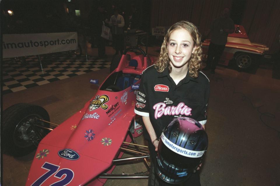 toronto march 20 2003 mcconnell pics of ashley taws with her car