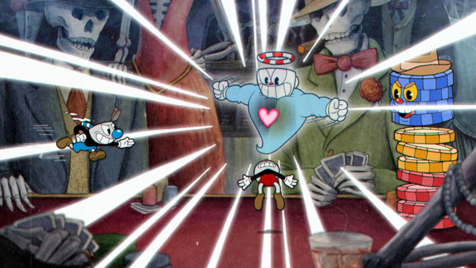 ‘Cuphead’ offers local co-op where you can play as either the titular Cuphead or his brother Mugman.