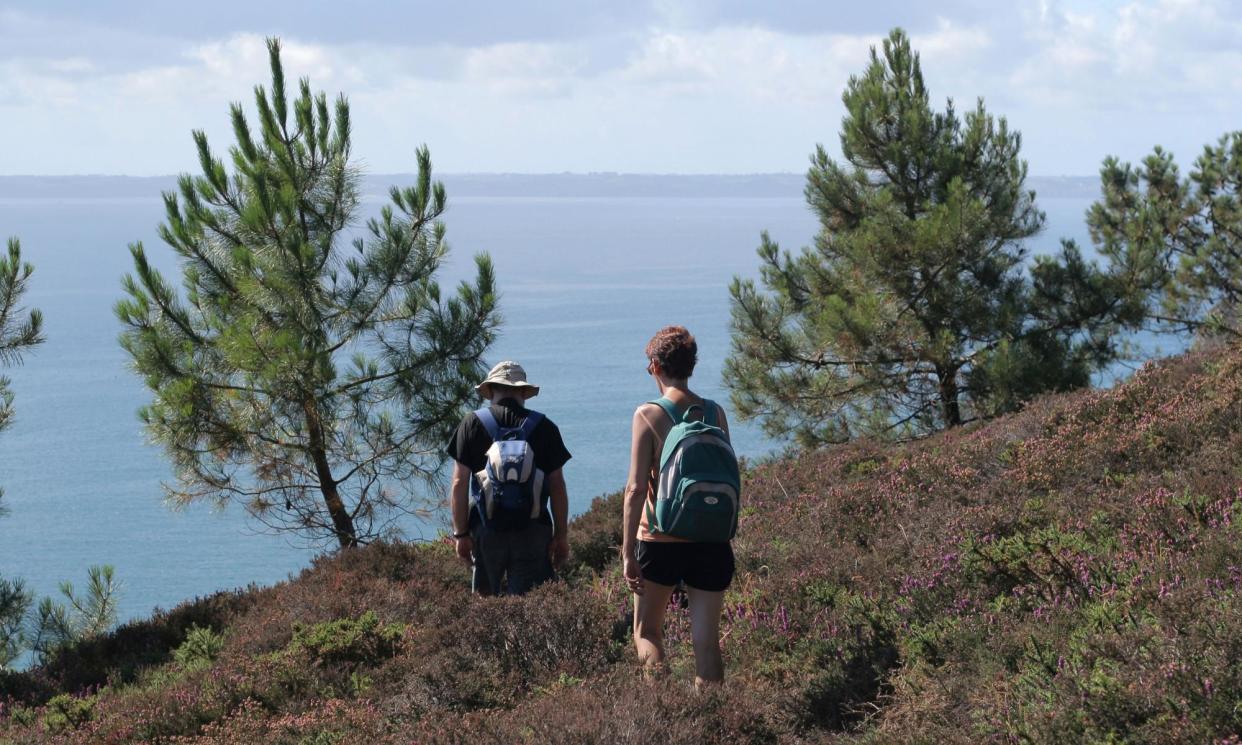 <span>A serene coastal stroll … the GR34 coastal path on the Crozon peninsula.</span><span>Photograph: Joel Douillet/Alamy</span>