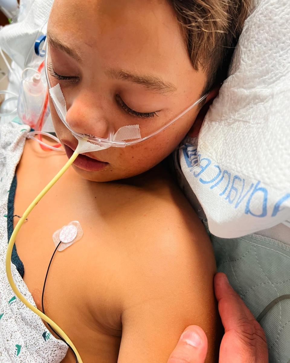 Little leaguer Easton Oliverson, 12, underwent emergency surgery after suffering a fractured skull (Easton Oliverson/Facebook)