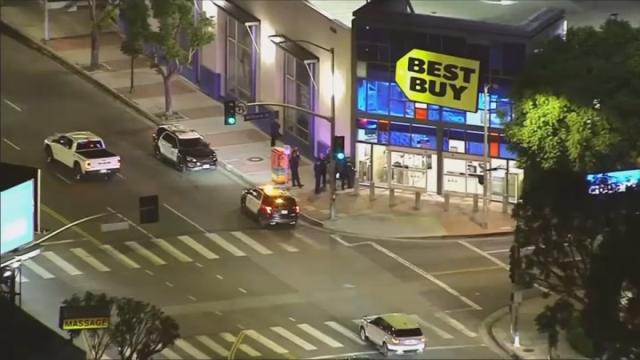 Best Buy celebrates grand reopening while former neighbors fume