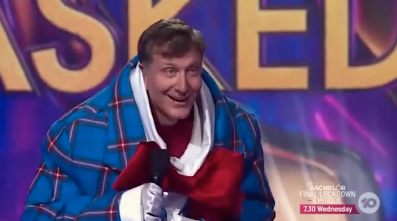 Simon Pryce Red Wiggle revealed Masked Singer