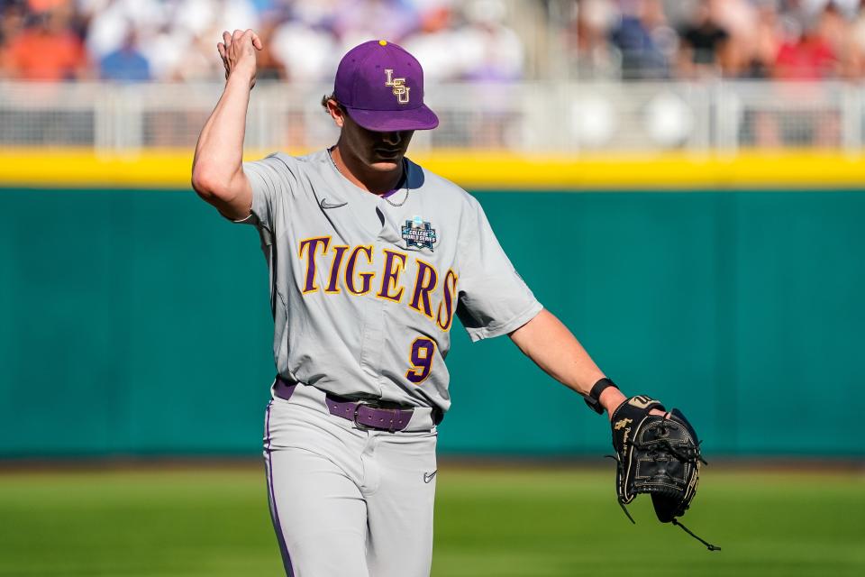 LSU baseball score vs. Tennessee Live updates from College World