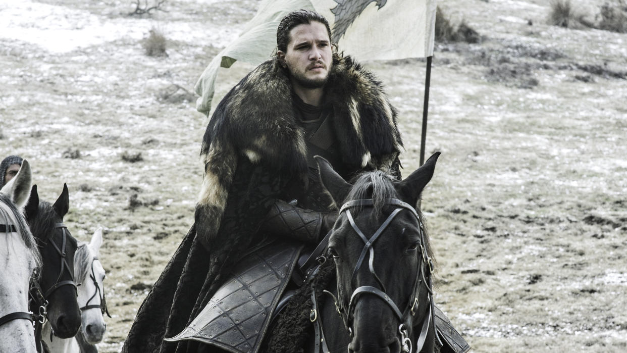  Kit Harington as Jon Snow in Game of Thrones/David Benioff and D. B. Weiss. 