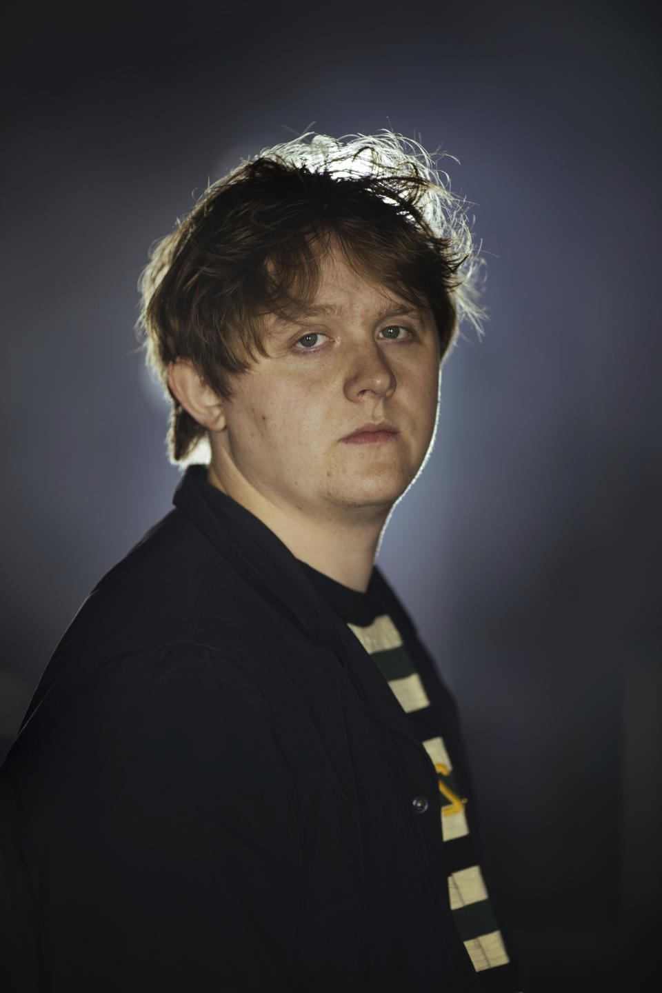 This Oct. 11, 2019 photo shows Scottish singer Lewis Capaldi poses for a portrait at concert venue Brooklyn Steel in New York. Capaldi’s hit single, “Someone You Loved,” spent seven weeks at No. 1 in the U.K. and, so far, has peaked at No. 3 on Billboard’s Hot 100 chart in the U.S. (AP Photo/Kevin Hagen)