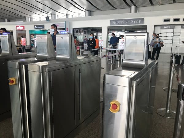 A visual from the Hyderabad airport. 