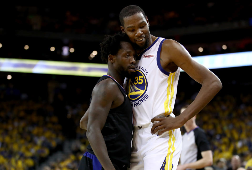 Clippers guard Patrick Beverley never relents, no matter the opponent. (Getty Images)