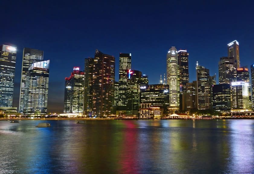 ▲新加坡夜景，圖/pxhere.com
