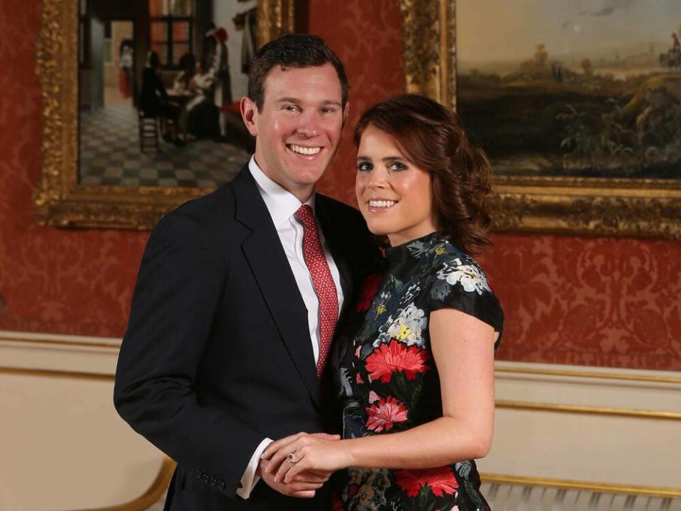 Das offizielle Verlobungsporträt von Prinzessin Eugenie und Jack Brooksbank - nun teilte sie einen privaten Schnappschuss dieses Moments. (Bild: imago images/i Images)