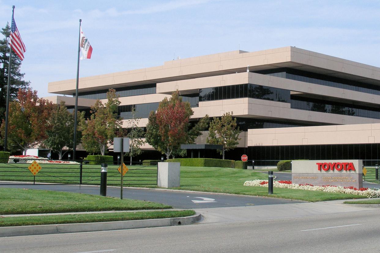 The headquarters of Toyota Motor Sales at 19001 Western Avenue, Torrance.