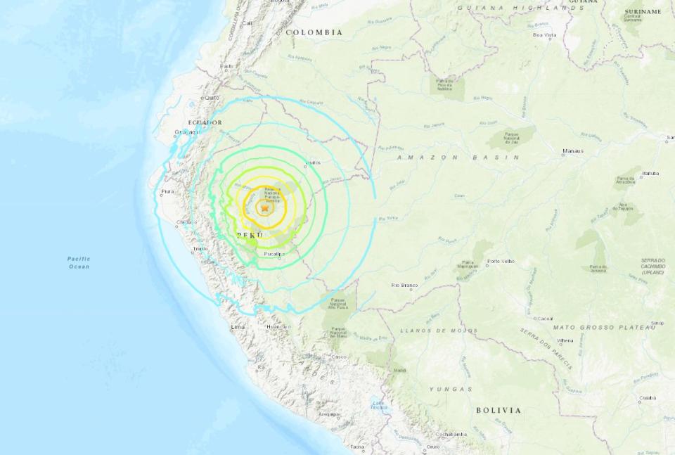 Peru earthquake