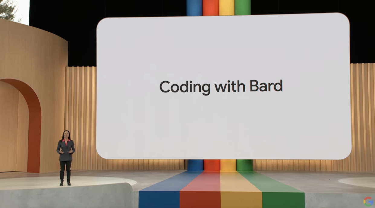 Google Bard is now being used to help programmers collaborate with code. (Image: Google)