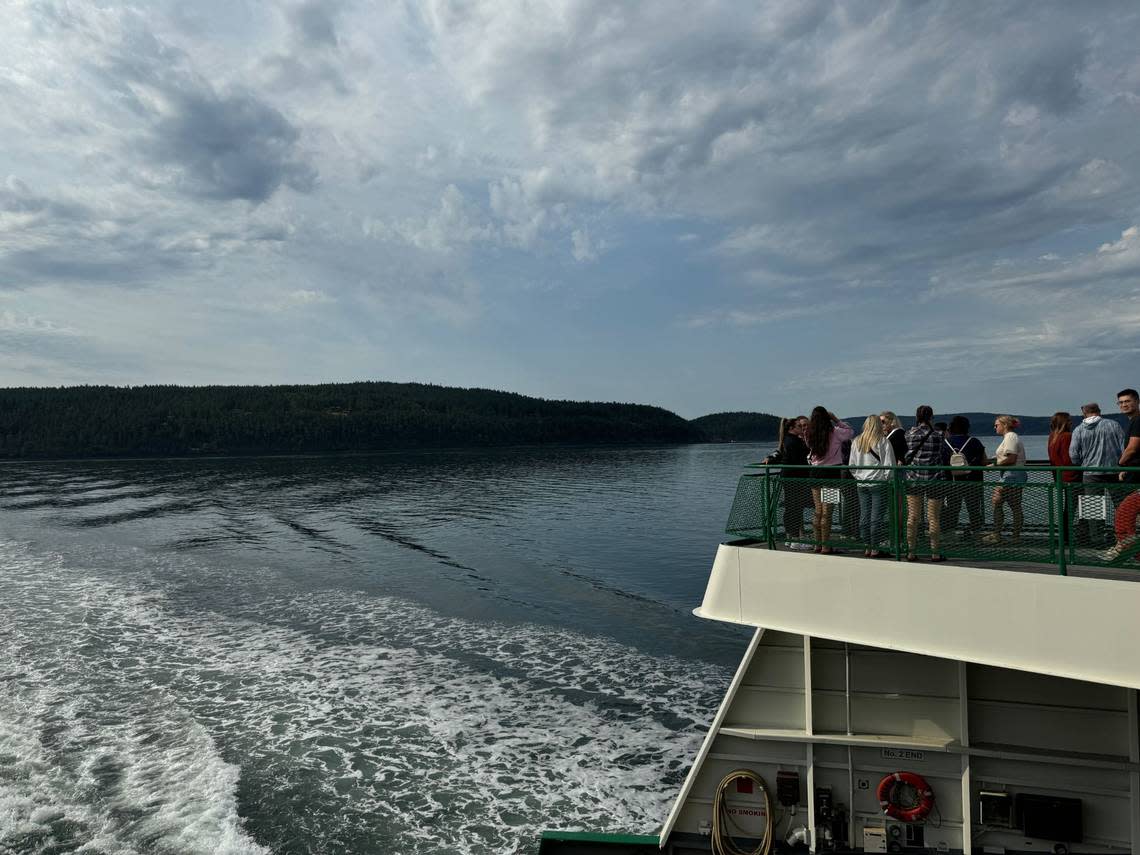 A Washington State Ferry from Anacortes to Friday Harbor on Friday, August 2, 2024.