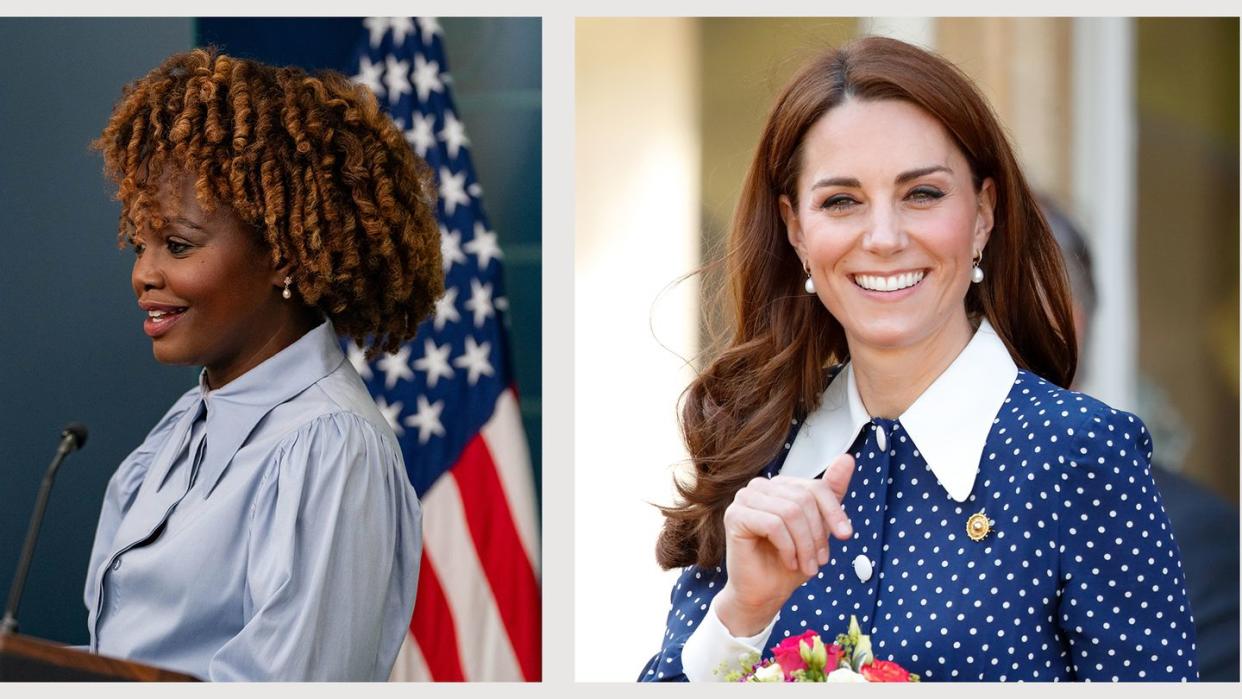 a person in a suit and a person in a white shirt