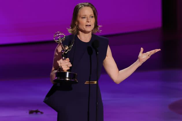 Jodie Foster accepts the Outstanding Lead Actress in a Limited or Anthology Series or Movie award for 