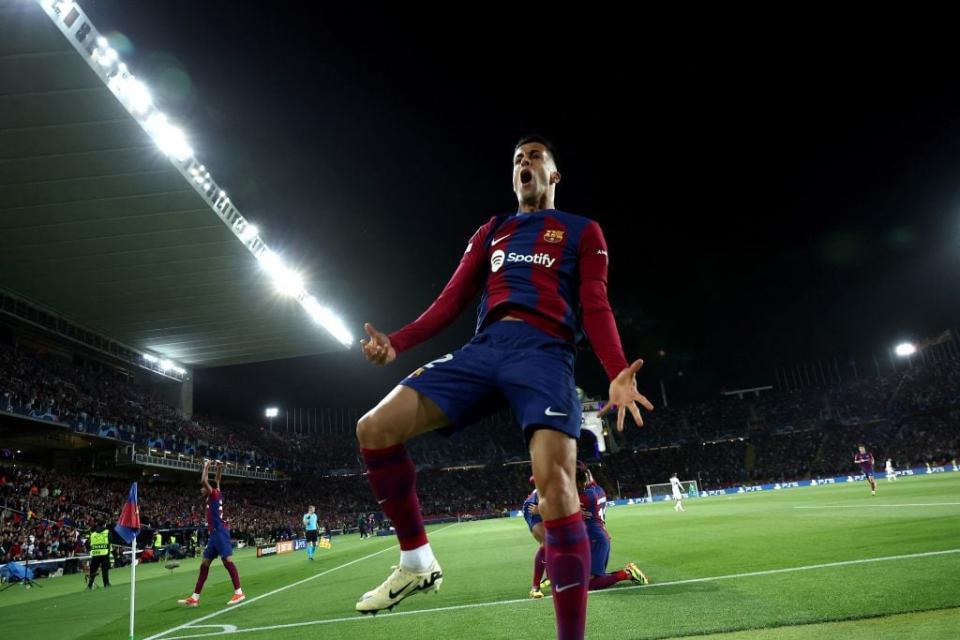 Manchester City want to deal with Barcelona on their terms for Joao Cancelo. (Photo by FRANCK FIFE/AFP via Getty Images)