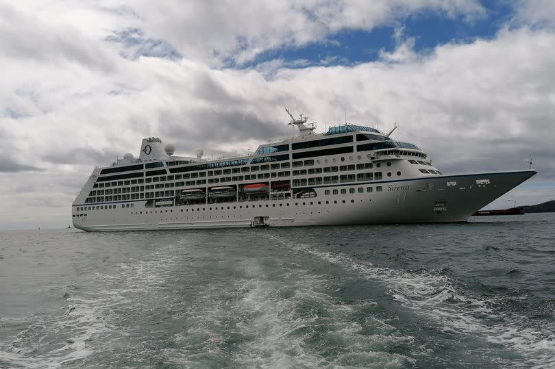 Cruise ship Oceania Sirena in Plymouth Sound -Credit:Jon Walton