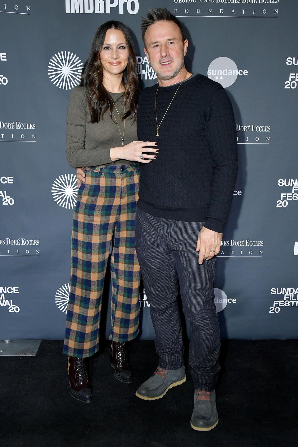 Christina McLarty and David Arquette