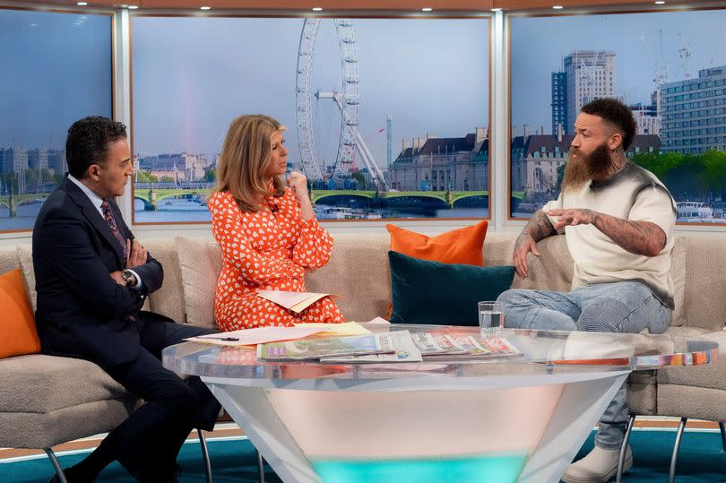 Kate Garraway promised to join Ashley Cain on his challenge