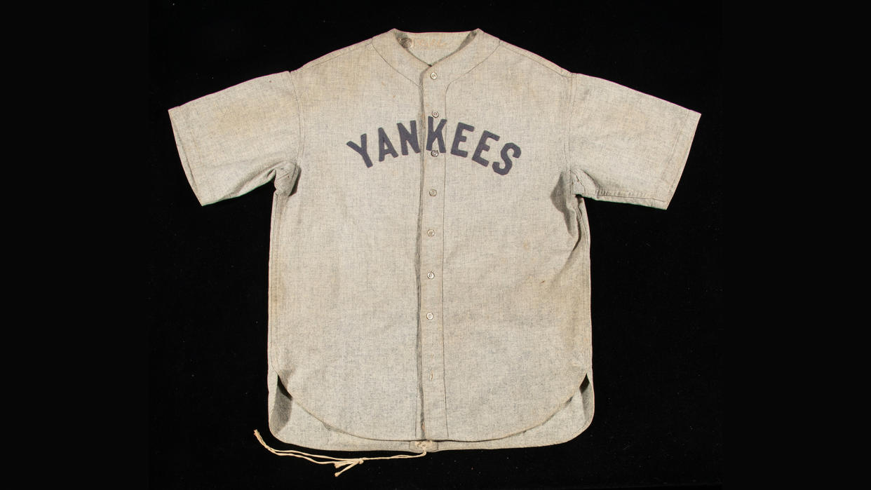 Babe Ruth's jersey from 1928-1930