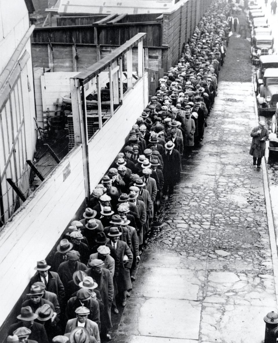 Great Depression  food line