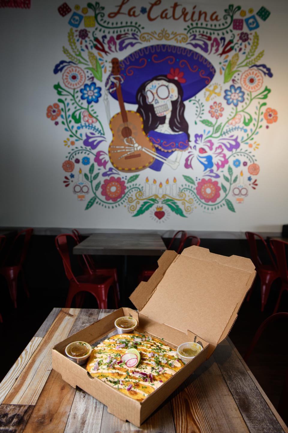 Mexican pizza from La Catrina at 1816 Owen Drive on Monday, July 25, 2022.
