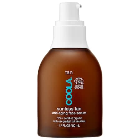 4) Coola Sunless Tan Anti-Aging Face Serum