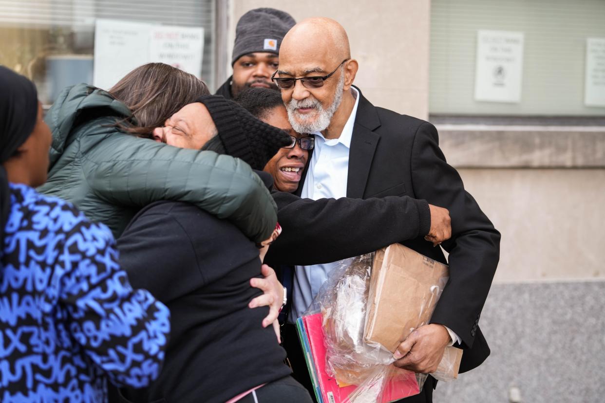 Elwood Jones was released on bond after nearly three decades on death row in January 2023 after Judge Wende Cross granted him a new trial, citing thousands of pages of withheld evidence.