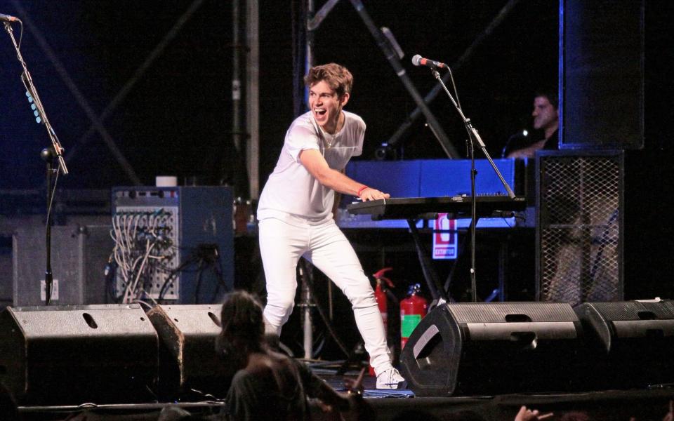 James Righton performing as part of the Klaxons in 2013 - Europa Press