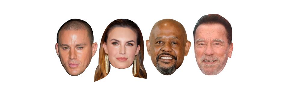 Channing Tatum, Elizabeth Chambers, Forest Whitaker, Arnold Schwarzenegger