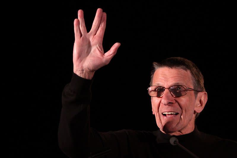 Leonard Nimoy at the Phoenix Comicon in Phoenix, Arizona.